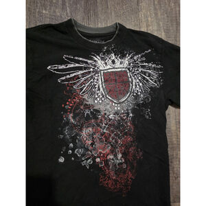 Alonement AOP Grunge Y2k Skate Shirt YOUTH Size Large